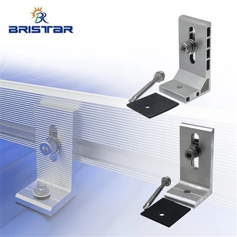 Aluminium Solpanel L Fötter Fästen
